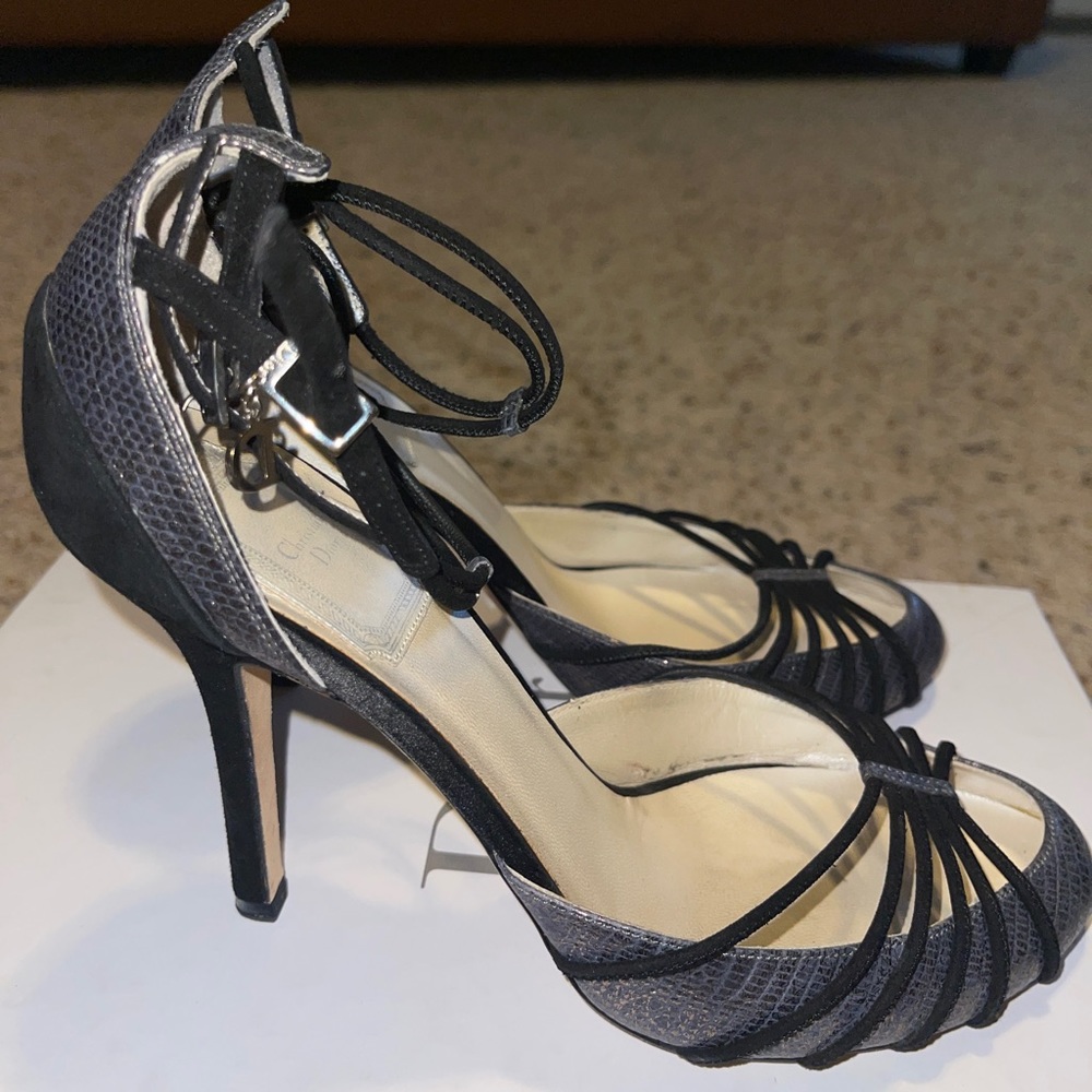 Christian Dior Sandal Heels black size 7